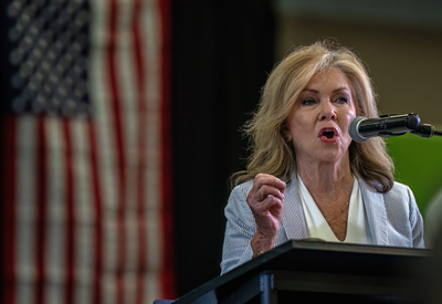 Republican Sen. Marsha Blackburn of Tennessee petitioned DHS to halt its plans to acquire warehouses for the purpose of detaining thousands of immigrants. (Photo by John Partipilo/Tennessee Lookout)